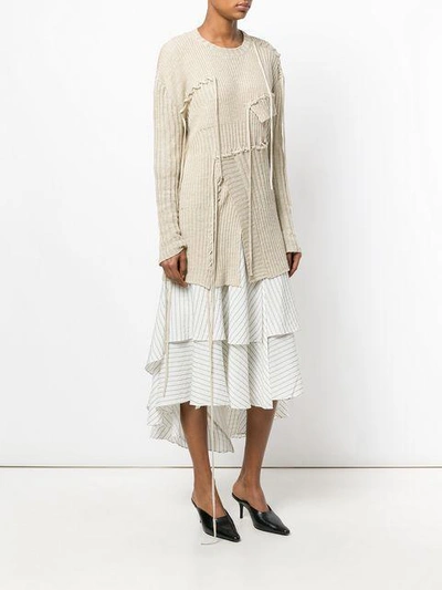 Shop Jw Anderson Lace In Nude & Neutrals
