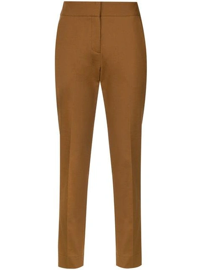 Shop Andrea Marques Tapered Trousers - Caramelo