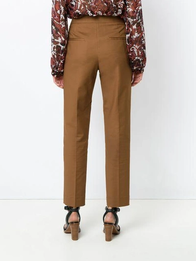 Shop Andrea Marques Tapered Trousers - Caramelo