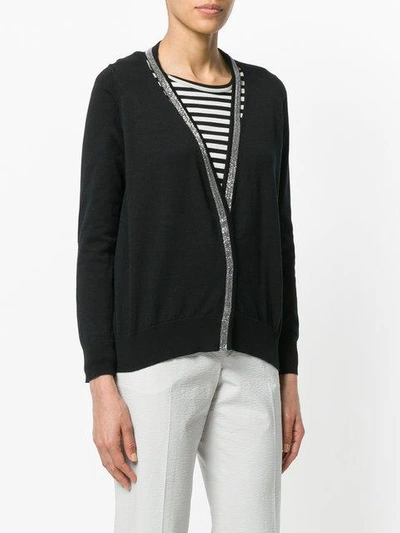 Shop Fabiana Filippi Deep V-neck Cardigan