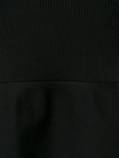 Shop Alexander Wang Peplum Hem Bodycon Dress In Black