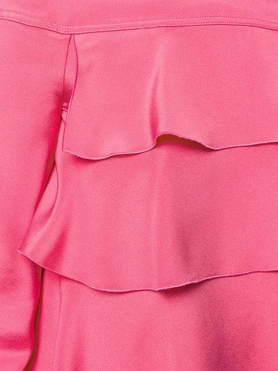 Shop Valentino Ruffle Design Dress - Pink