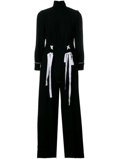 Shop Atu Body Couture Love Bound Jumpsuit In Black