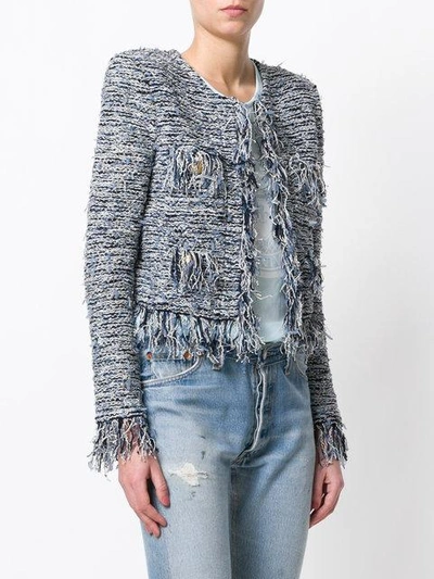 Shop Balmain Bouclé Jacket