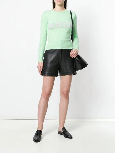 Shop Alberta Ferretti Thursday Sweater In Green