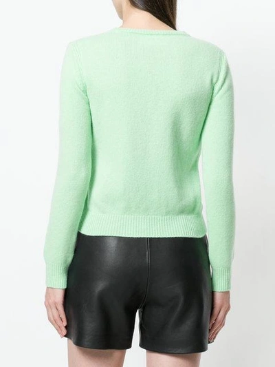 Shop Alberta Ferretti Thursday Sweater In Green