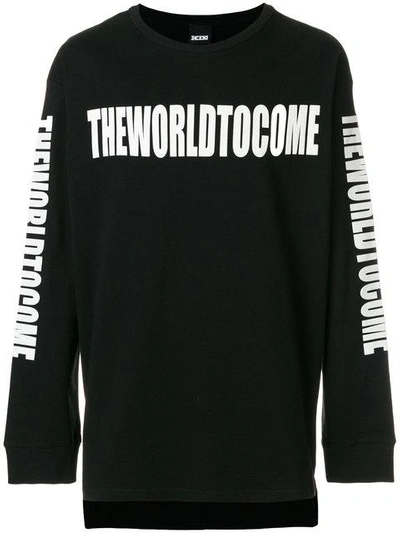 Shop Ktz 'the World To Come' Sweatshirt In Black