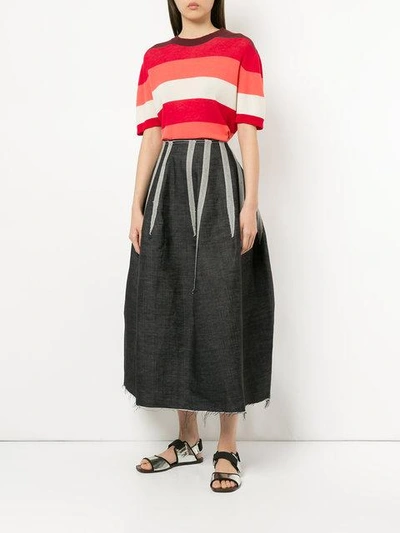 Shop Marni Block Stripe Knitted Top