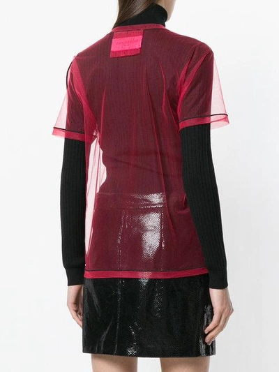 Shop Viktor & Rolf Do It T-shirt In Red