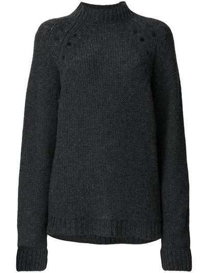 Shop Fine Edge Mock Neck Jumper