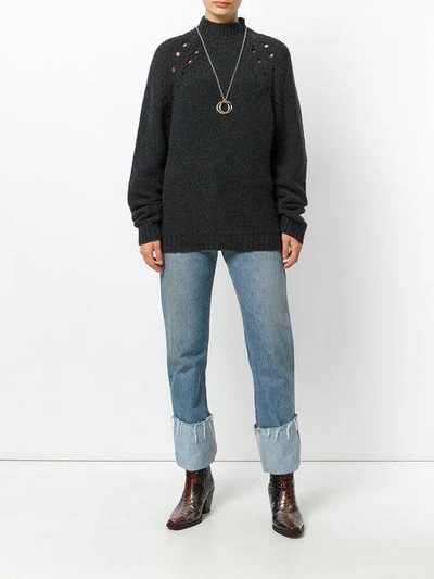 Shop Fine Edge Mock Neck Jumper