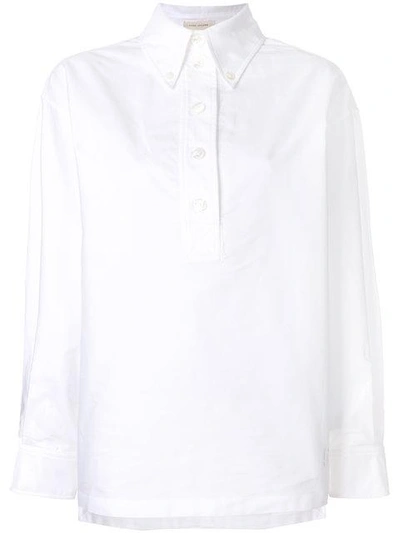 Shop Marc Jacobs Oversized Collar Blouse In White