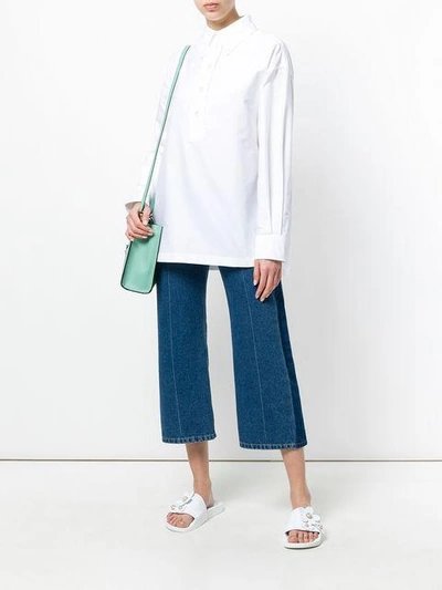 Shop Marc Jacobs Oversized Collar Blouse In White