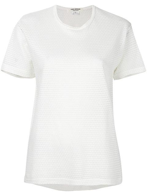 Junya Watanabe Textured Classic T-Shirt - White | ModeSens