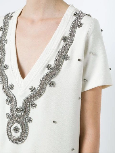 Shop Andrea Bogosian Strass Embellished T