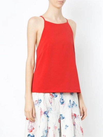 Shop Olympiah Thin Straps Top - Red