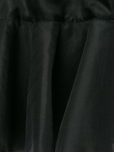 Shop Giambattista Valli Peplum Hem Skirt In Black