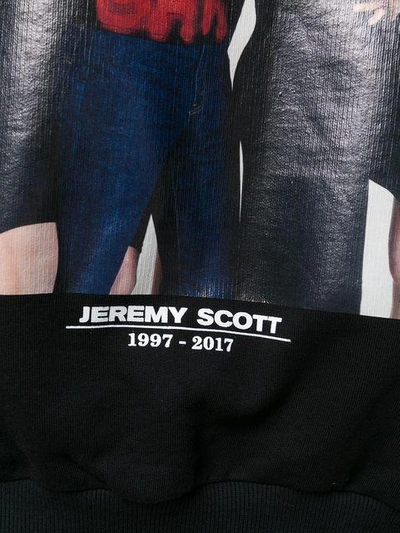 Shop Jeremy Scott Photo Print Hoodie In Black