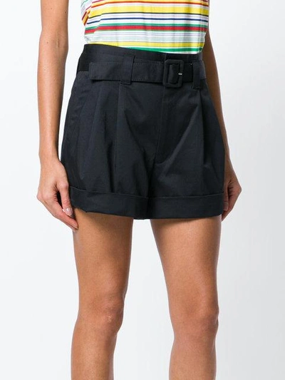 Shop Marc Jacobs Belted Shorts - Black