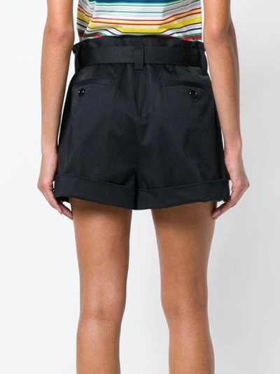 Shop Marc Jacobs Belted Shorts - Black