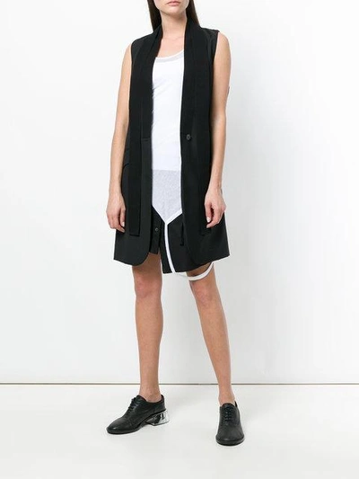 Shop Ann Demeulemeester Asymmetric Tank Top