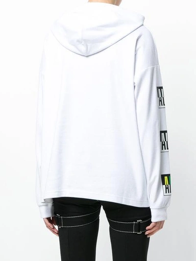 Shop Alyx 1017  9sm Logo Sleeve Hoody - White