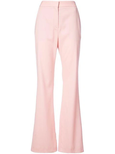 Shop Altuzarra Milio Flared Trousers In Pink