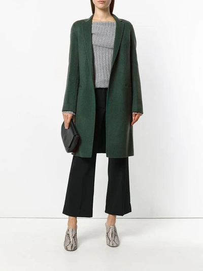 Shop Theory Double-faced Essential Coat - Green