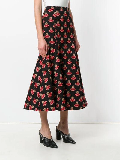 Shop Temperley London Jupiter Midi Skirt - Black