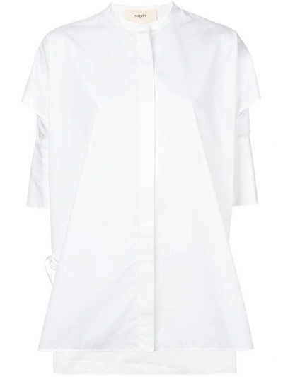 Shop Ports 1961 Side Tie Blouse - White