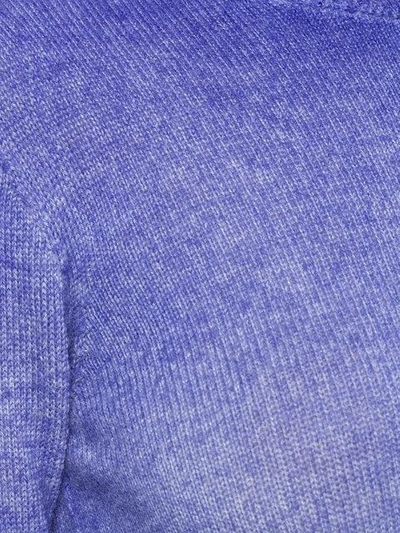 Shop Agnona Long Sleeved Knit Top - Blue