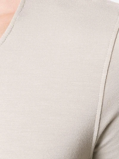 Le Tricot Perugia Basic T-shirt In Neutrals