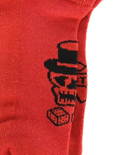 Shop Hysteric Glamour Printed Socks In Red