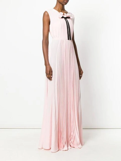 Shop Rochas Pleated Bow Front Gown