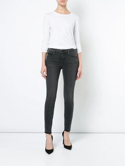 Shop Frame Denim Skinny Jeans - Grey