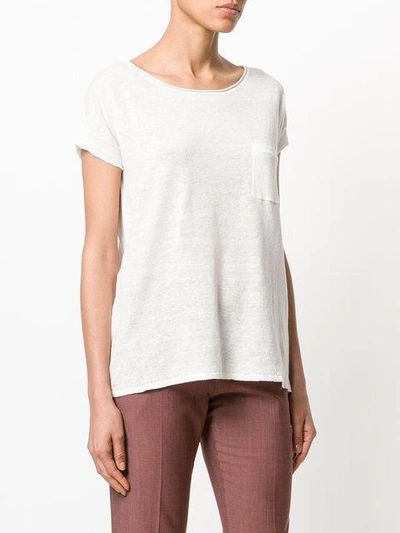 Shop Hemisphere Pocket T-shirt - White