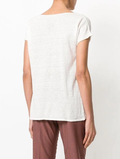 Shop Hemisphere Pocket T-shirt - White