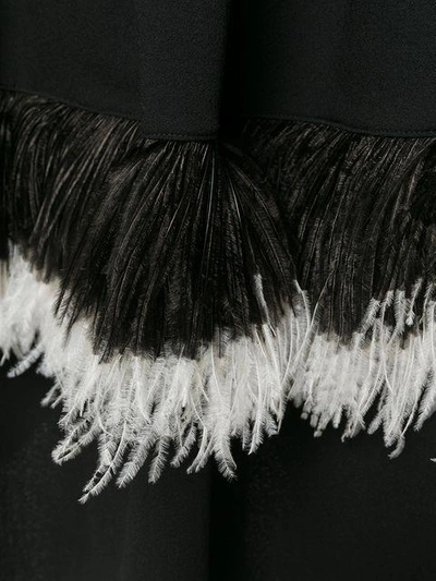 Shop Christopher Kane Feather Princess Skirt In Black