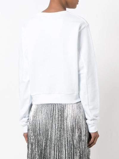 Shop Chiara Ferragni Flirting Sweatshirt - White