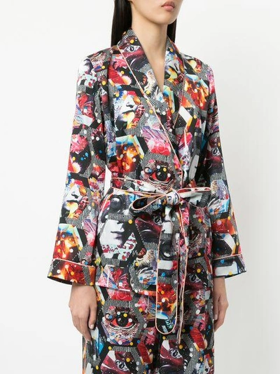 Shop Romance Was Born Cosmic Portal Robe In Multicolour