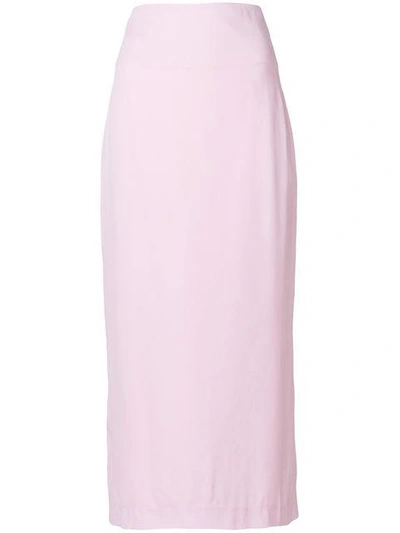 Shop Noon By Noor Jenna Pencil Skirt - Pink