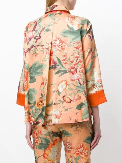 Shop F.r.s For Restless Sleepers Floral Embroidered Blouse - Yellow