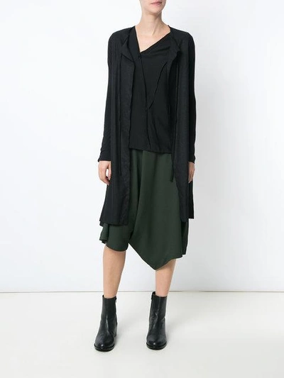 Shop Uma Raquel Davidowicz Asymmetric Blouse In Black