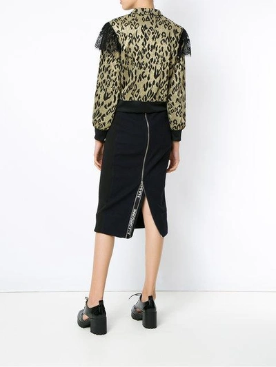 leopard glitter jacket
