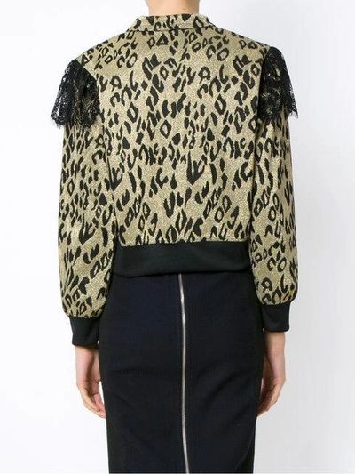 leopard glitter jacket