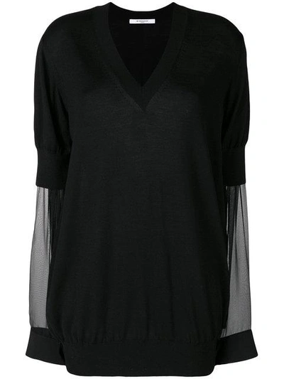 Shop Givenchy Deep V-neck Top