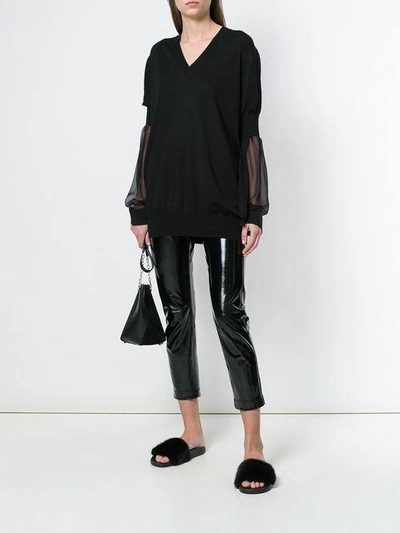 Shop Givenchy Deep V-neck Top