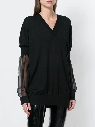 Shop Givenchy Deep V-neck Top