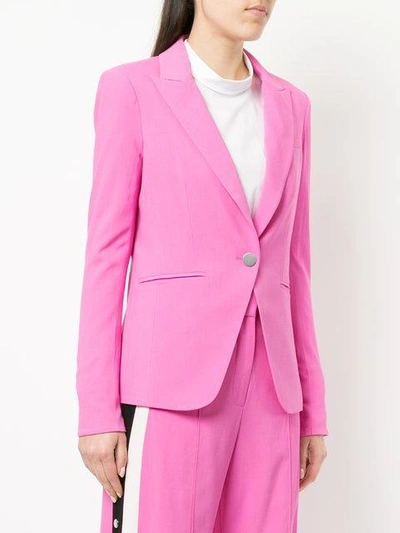 Veronica Beard Simone Dickey One button Jacket In Pink ModeSens