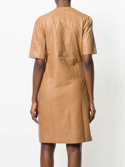 Shop Nehera Wrap Front Dress - Neutrals